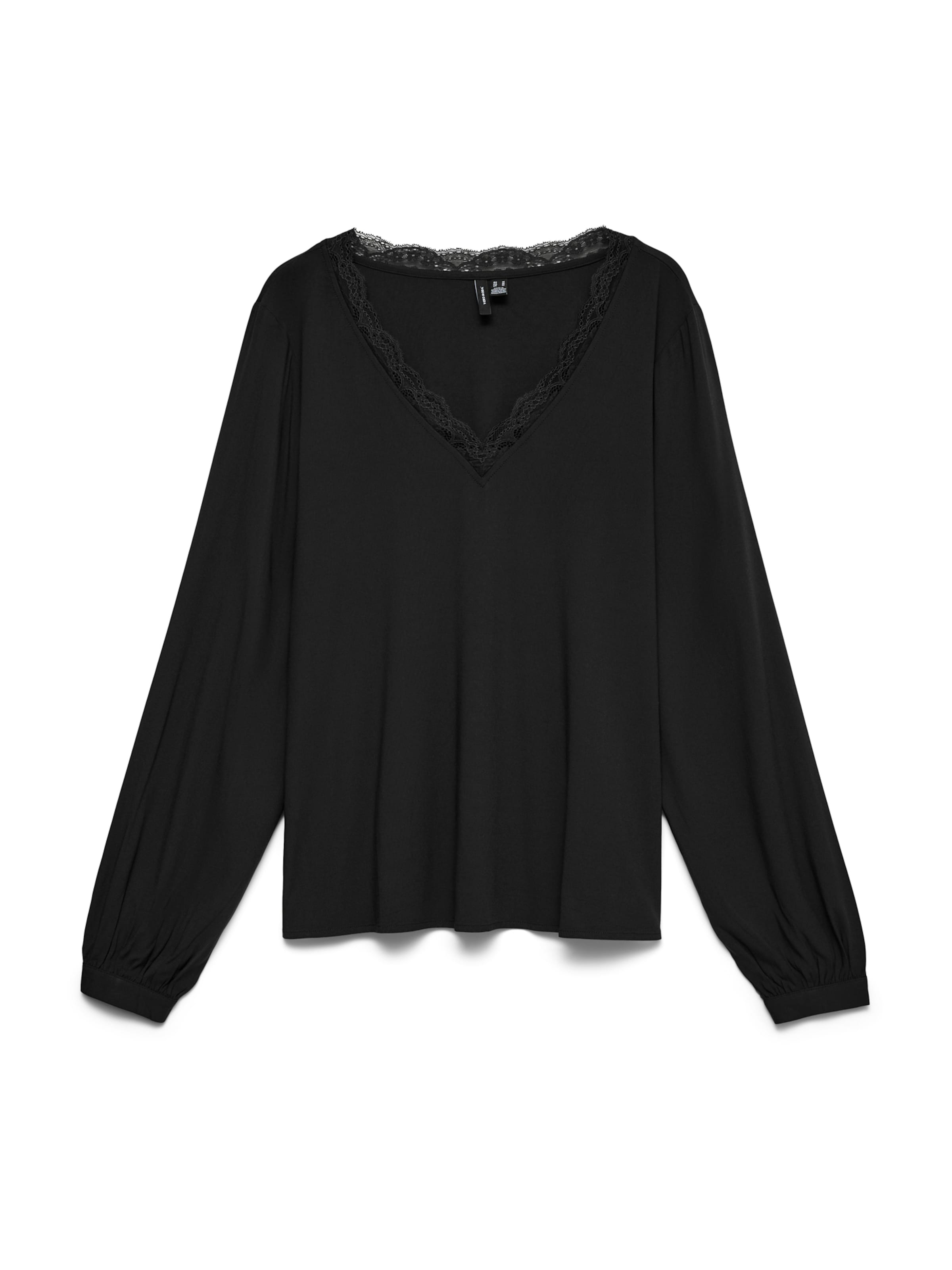 Vero Moda Curve Μπλουζάκι 'VMCBELLA' σε μαύρο: μπροστά