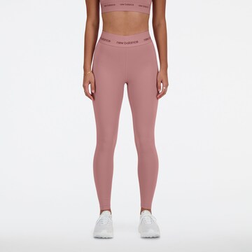 Skinny Pantaloni sportivi 'Sleek 25' di new balance in rosa