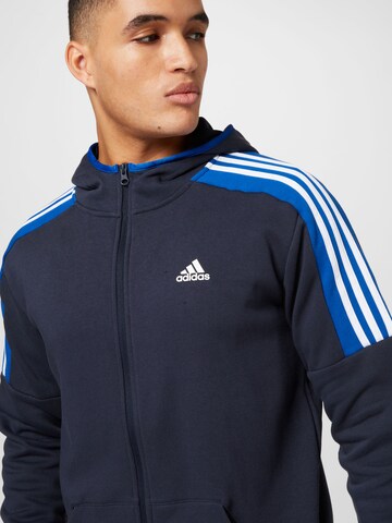 ADIDAS SPORTSWEAR Tracksuit 'Fleece Colorblock' in Blue