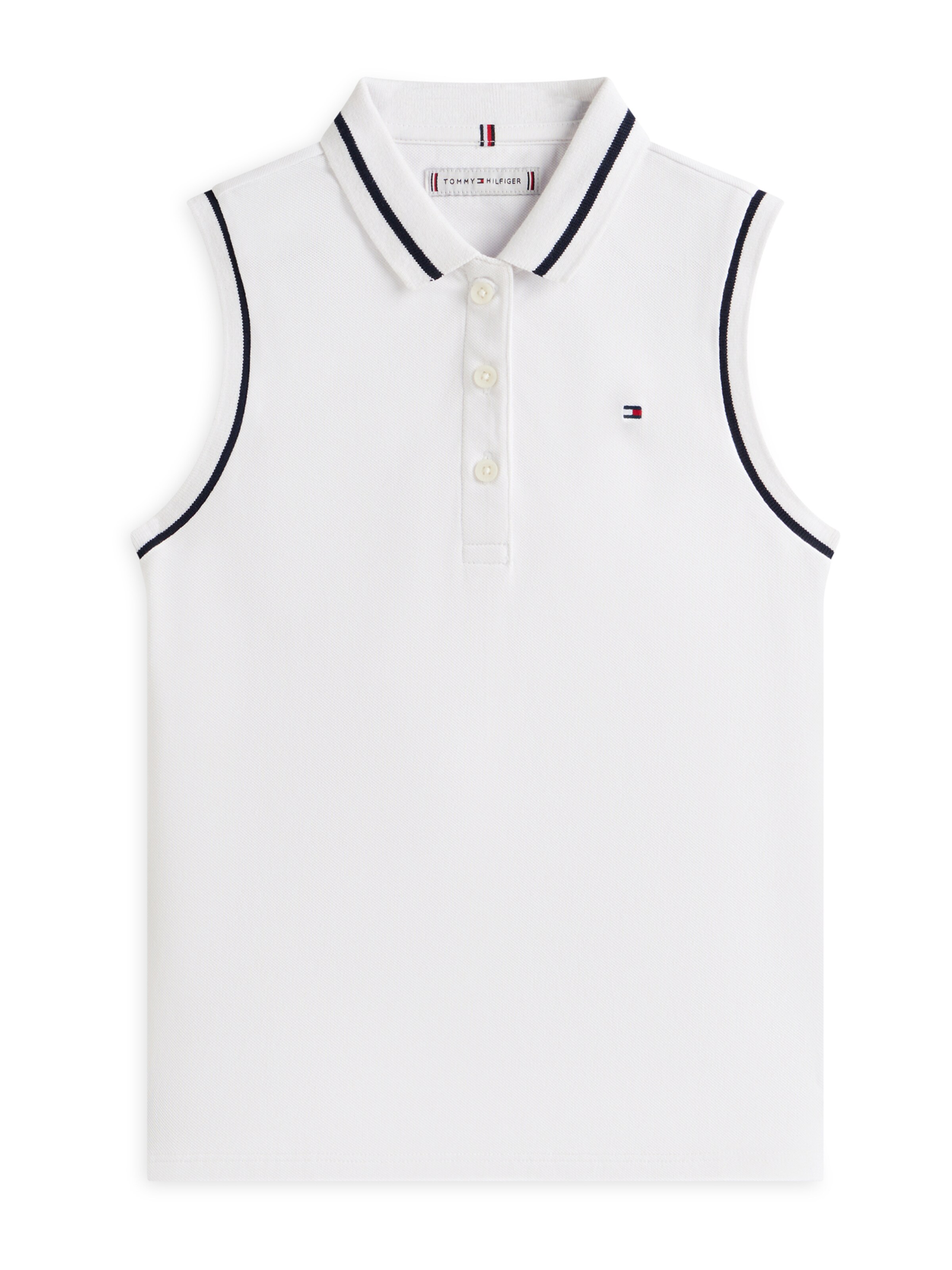 balta TOMMY HILFIGER Palaidinė be rankovių 'CLASSIC': priekis