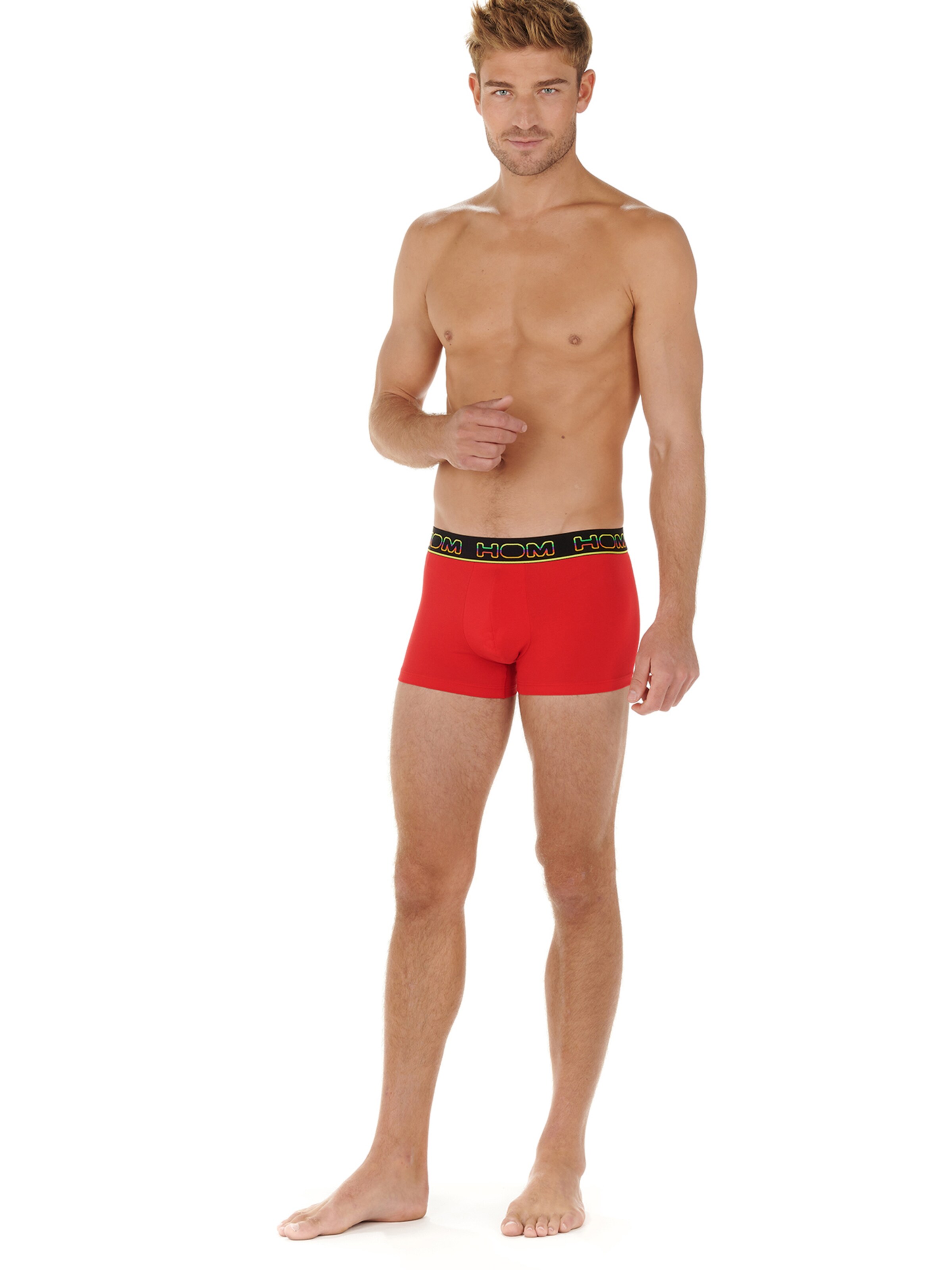 HOM Boksershorts i rød