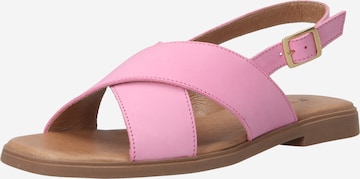 Ten Points Sandal 'Olivia' in Pink: front