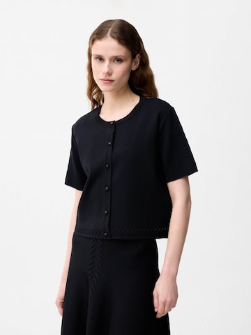 adl Gebreid vest in Zwart
