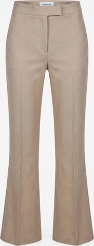 millane - Acampanado Pantalón de pinzas en beige: frente