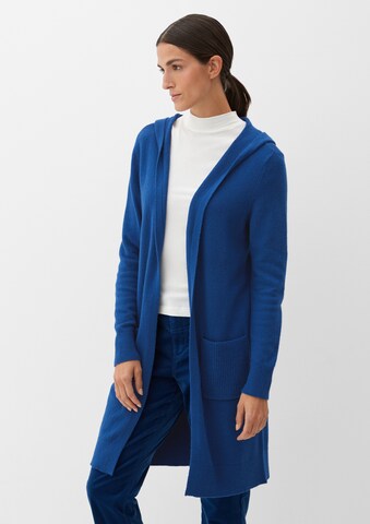 s.Oliver Knit Cardigan in Blue: front