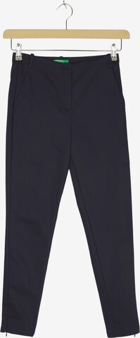 UNITED COLORS OF BENETTON Pants in XXS in Blue: front