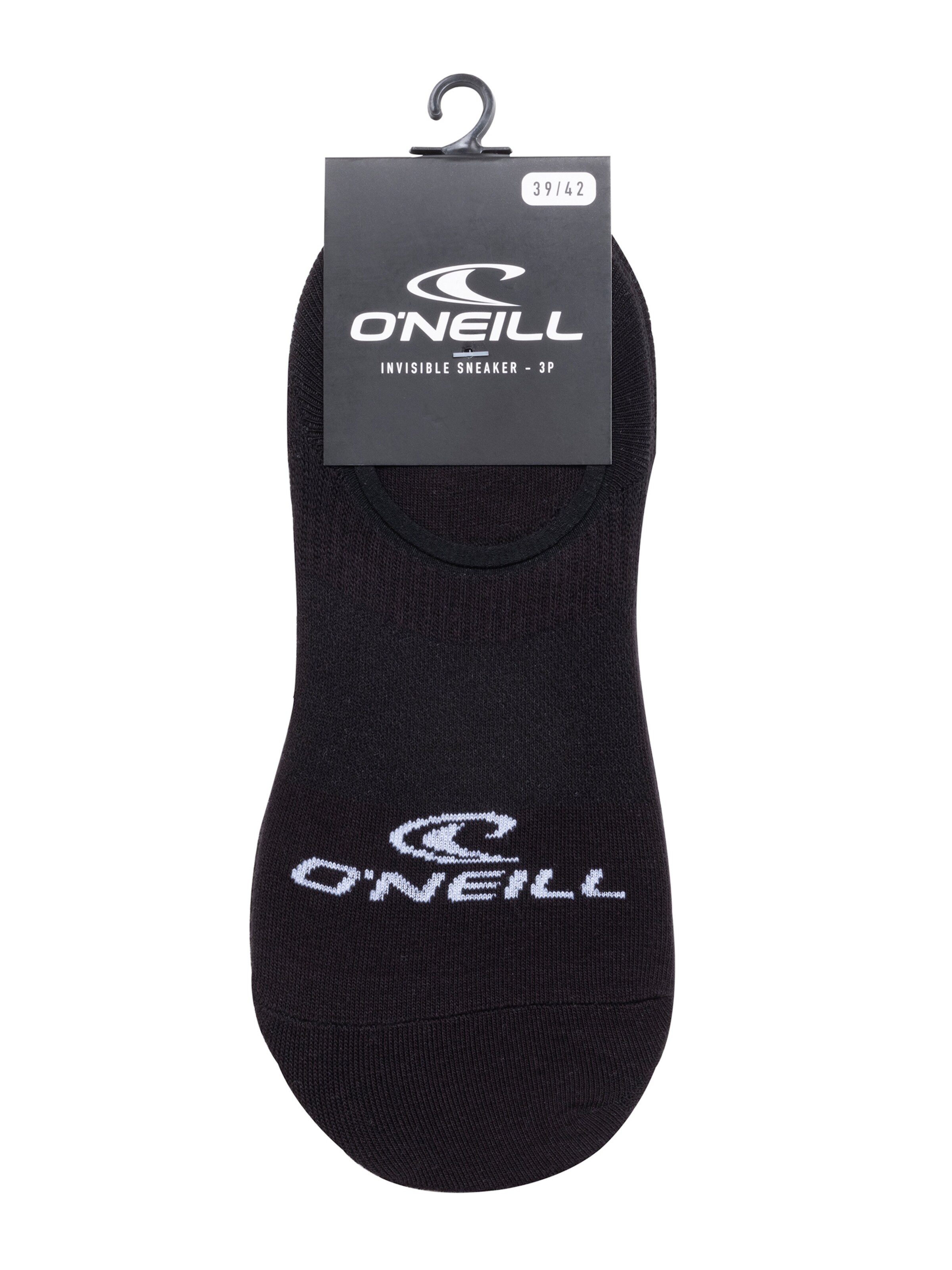 Chaussettes 'Unisex No-Show Footies' O'NEILL en noir
