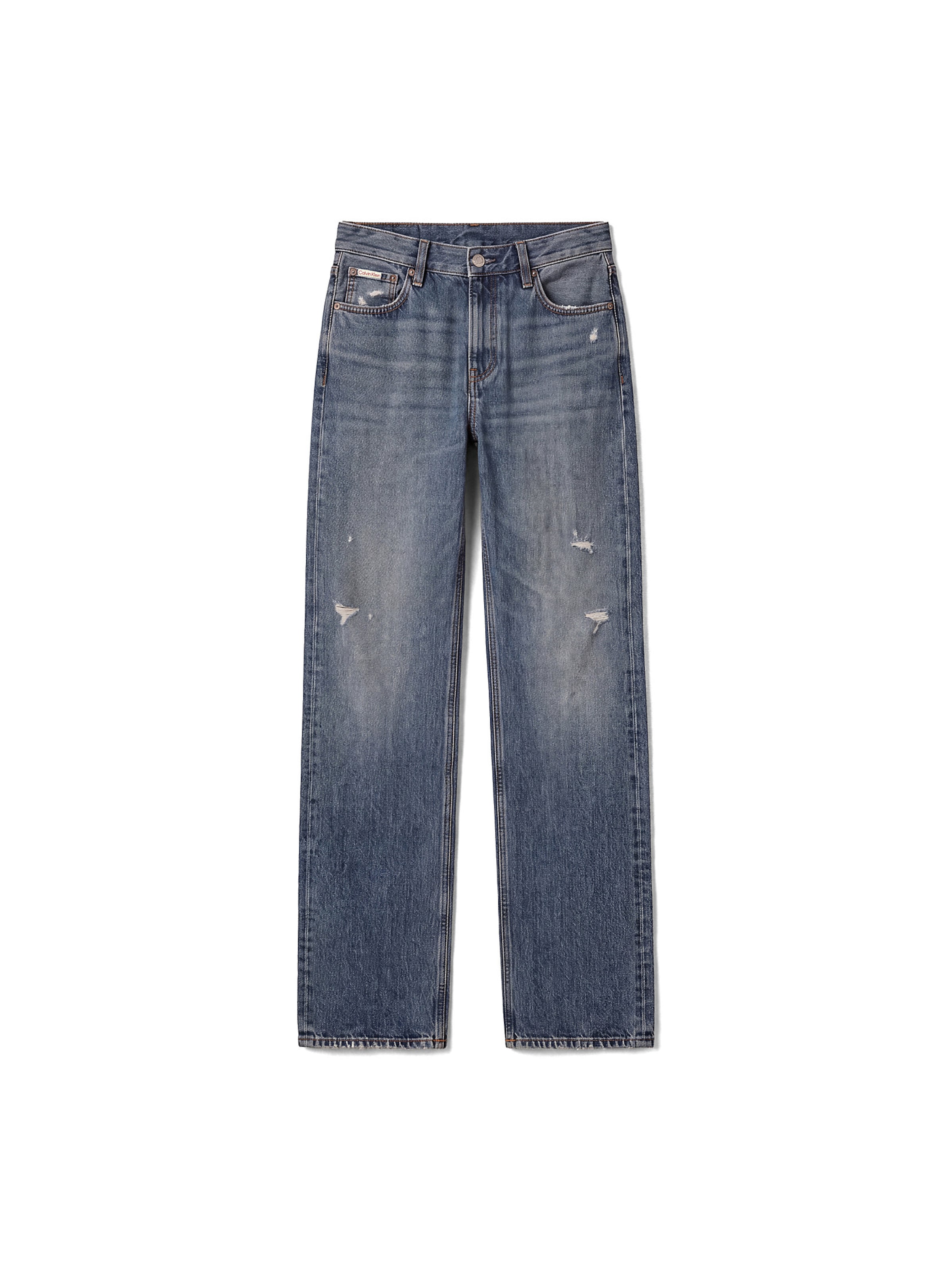 Calvin Klein Jeans Loosefit Jeans '90s' in Blauw: voorkant