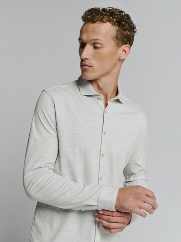 No Excess Regular fit Button Up Shirt in Beige