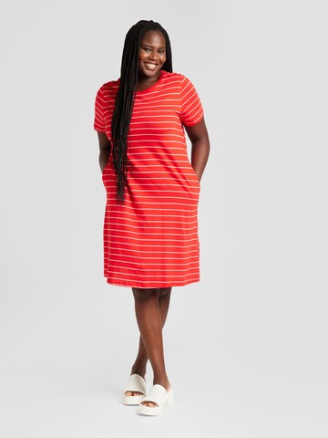 ONLY Carmakoma Dress 'MAY' in Red