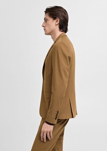 MANGO MAN Slim Fit Sakko 'Paris' in Gelb