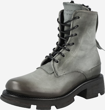 A.S.98 Lace-up bootie 'LANE' in Grey: front