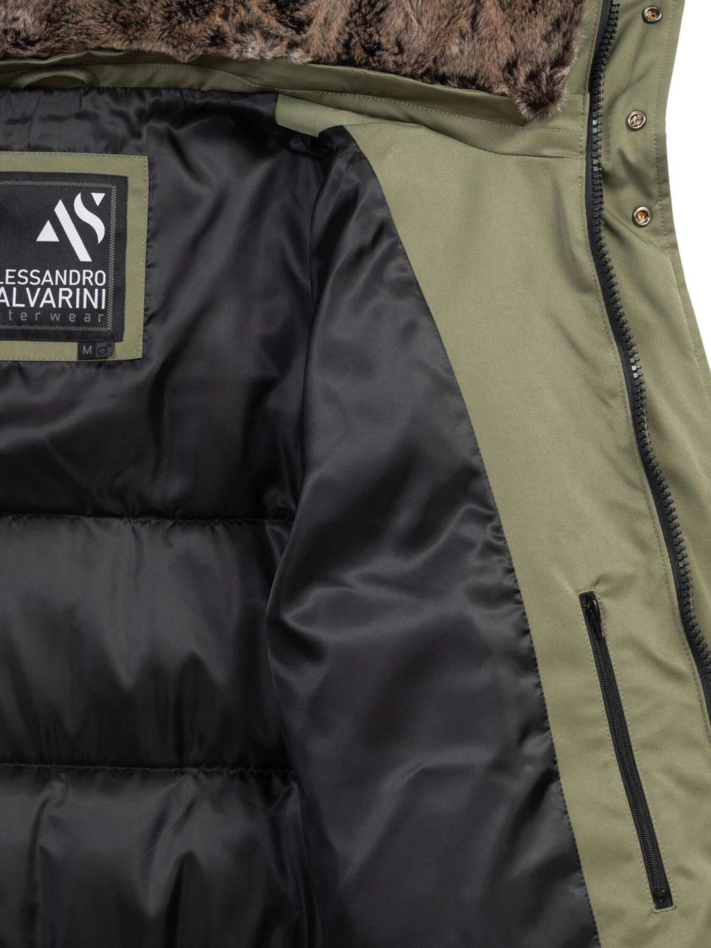 Alessandro Salvarini Winterjas 'AS456 ' in Groen