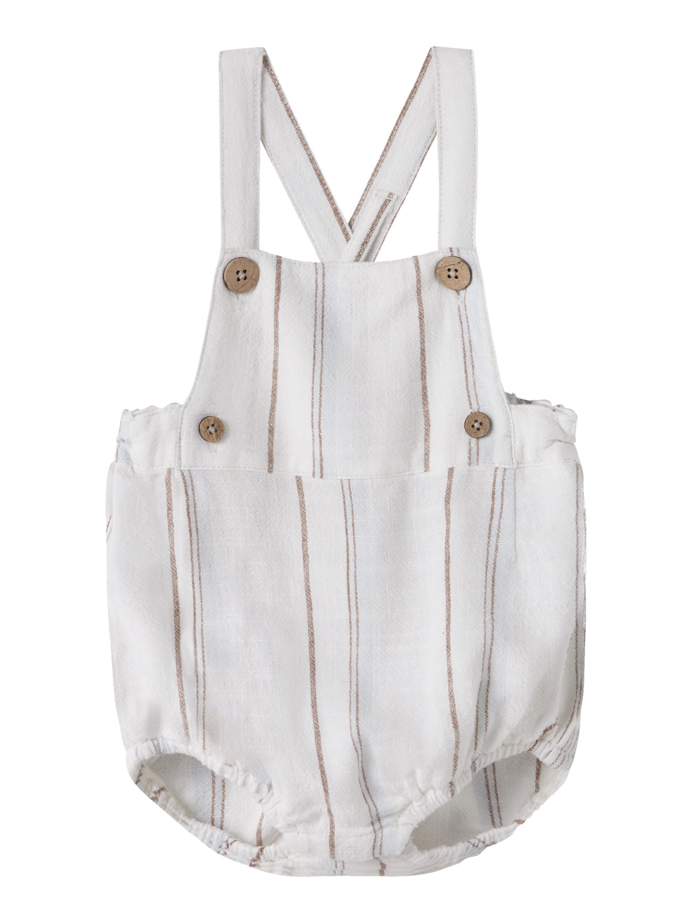 Barboteuse / body Lil'Atelier en blanc : devant