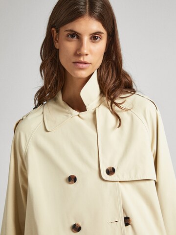 Pepe Jeans Between-Seasons Coat 'SHEILA' in Beige