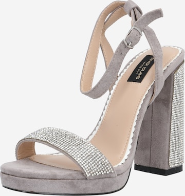 Sandalo con cinturino di River Island in grigio: frontale