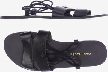 Warehouse Sandals & High-Heeled Sandals in 39 in Black: front