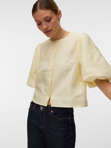 Camicia da donna 'VMLaia' di VERO MODA in giallo: frontale