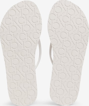 Calvin Klein T-Bar Sandals in Grey