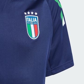 T-Shirt fonctionnel 'Italy Tiro 24' ADIDAS PERFORMANCE en bleu