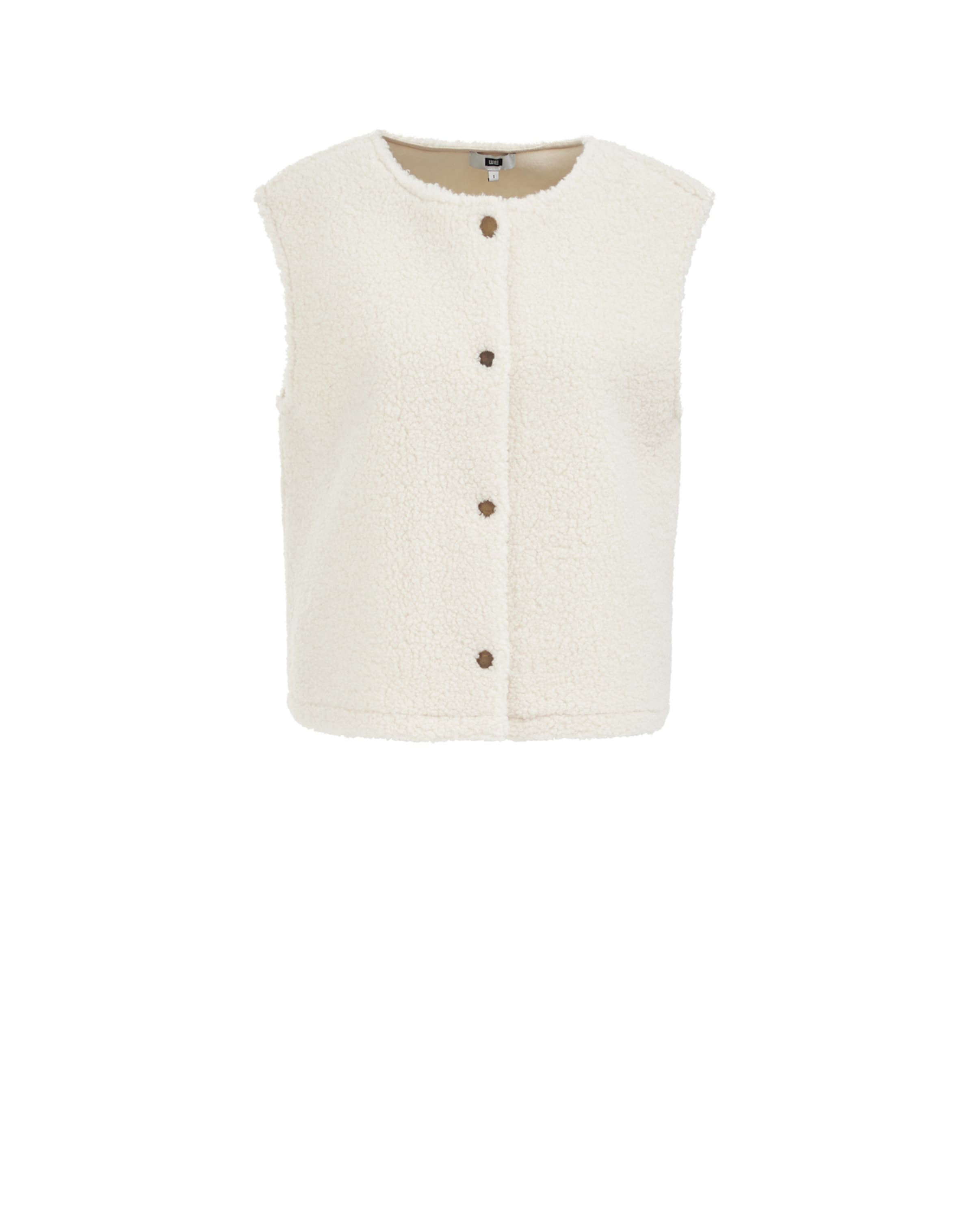WE Fashion Vest in Beige: front