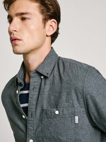 Pepe Jeans Regular fit Overhemd 'MIKE' in Grijs