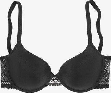 Sutien de tricou Sutien de la s.Oliver pe negru: față