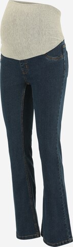 MAMALICIOUS Flared Jeans 'CILLE' in Blauw: voorkant