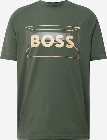 BOSS Green T-Shirt in Grün: predná strana