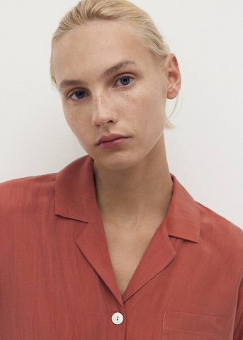 MANGO Schlafshirt 'Habo' in Orange