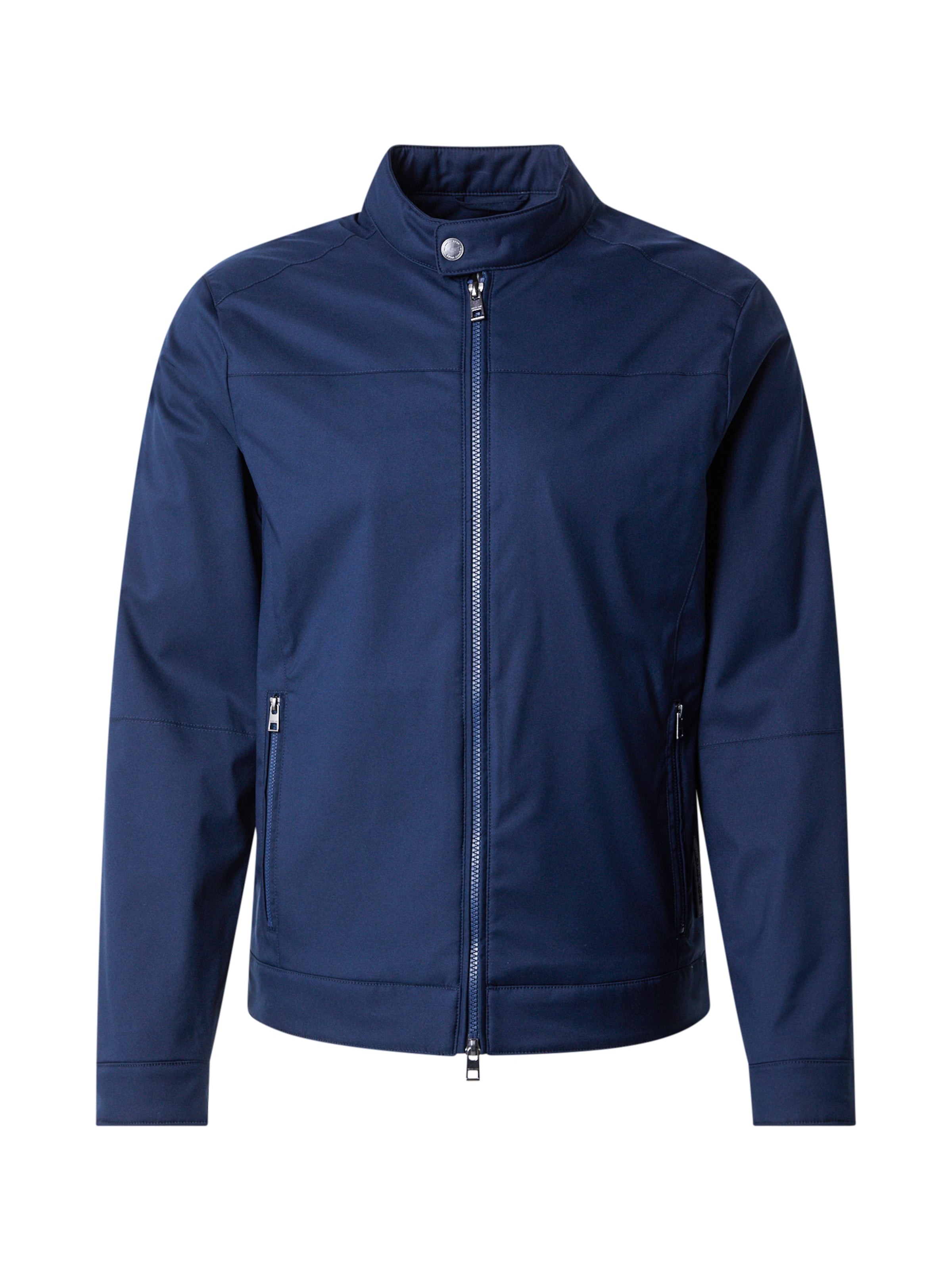 Michael Kors Φθινοπωρινό και ανοιξιάτικο μπουφάν σε μπλε: μπροστά