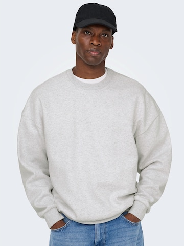 Only & Sons Sweatshirt 'ONSCeres' in Grau