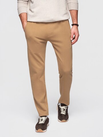 Ombre Regular Trousers in Brown: front