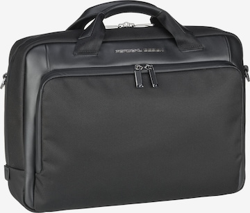 Porsche Design Document Bag 'Roadster' in Black: front