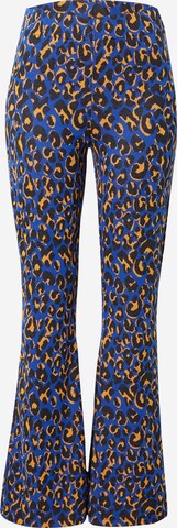 Trendyol Flared Trousers in Blue: front