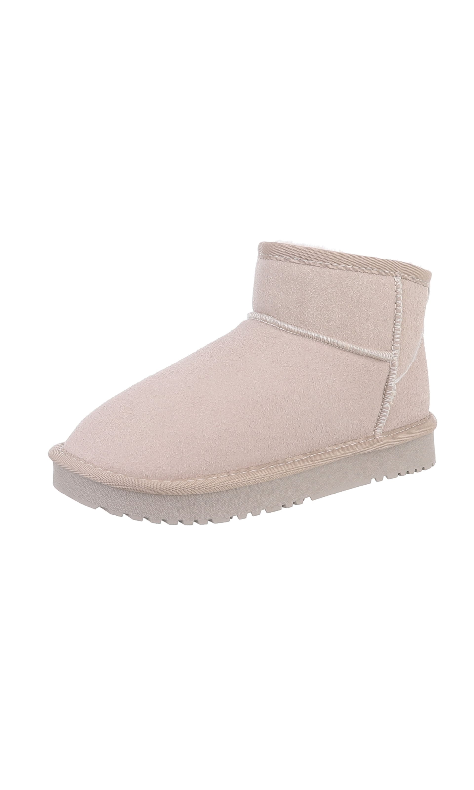 Ital-Design Ankle Boots 'Flache' in Beige