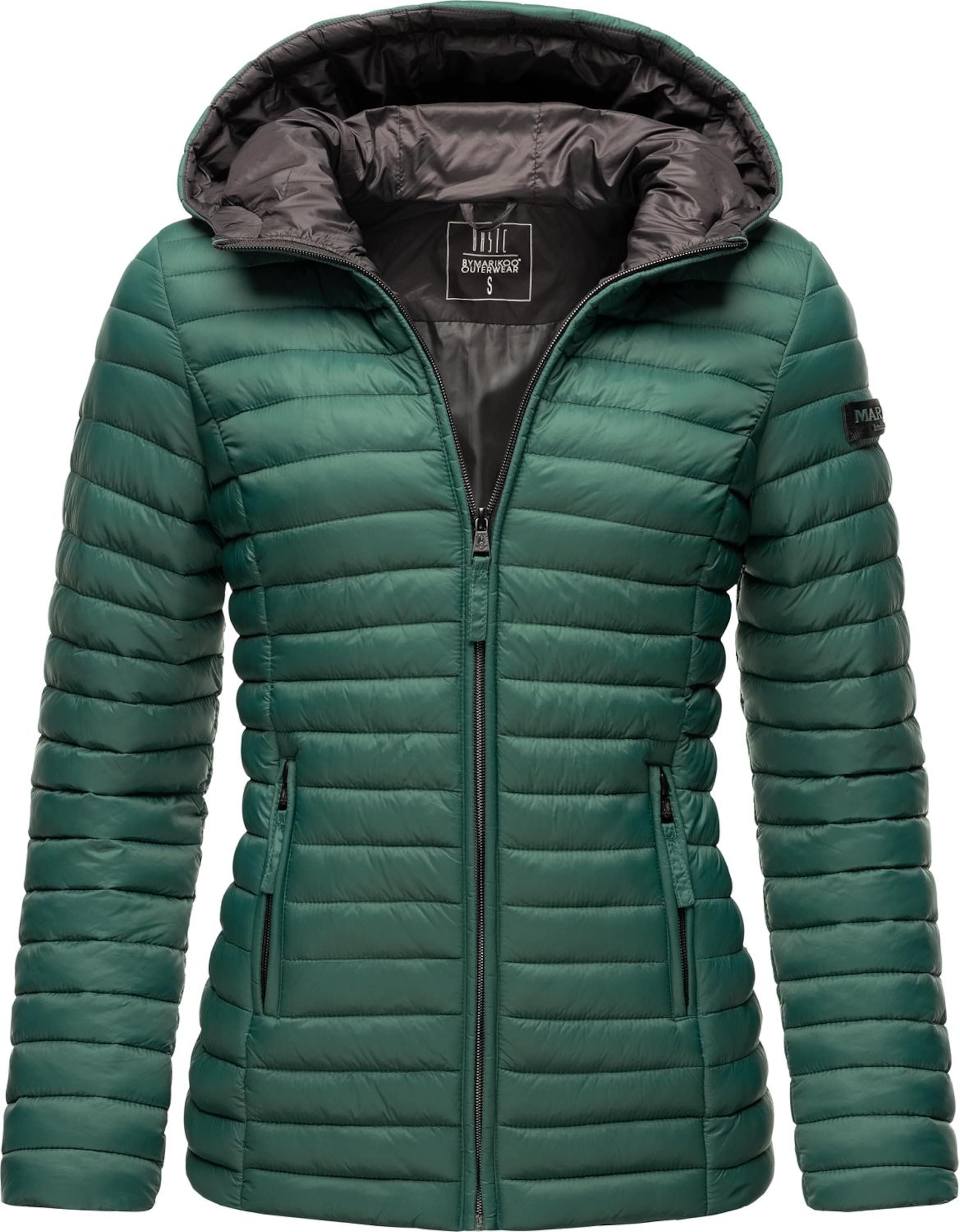 Giacca di mezza stagione 'Asraa' di MARIKOO in verde: frontale