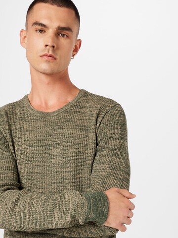 BLEND Sweter w kolorze zielony