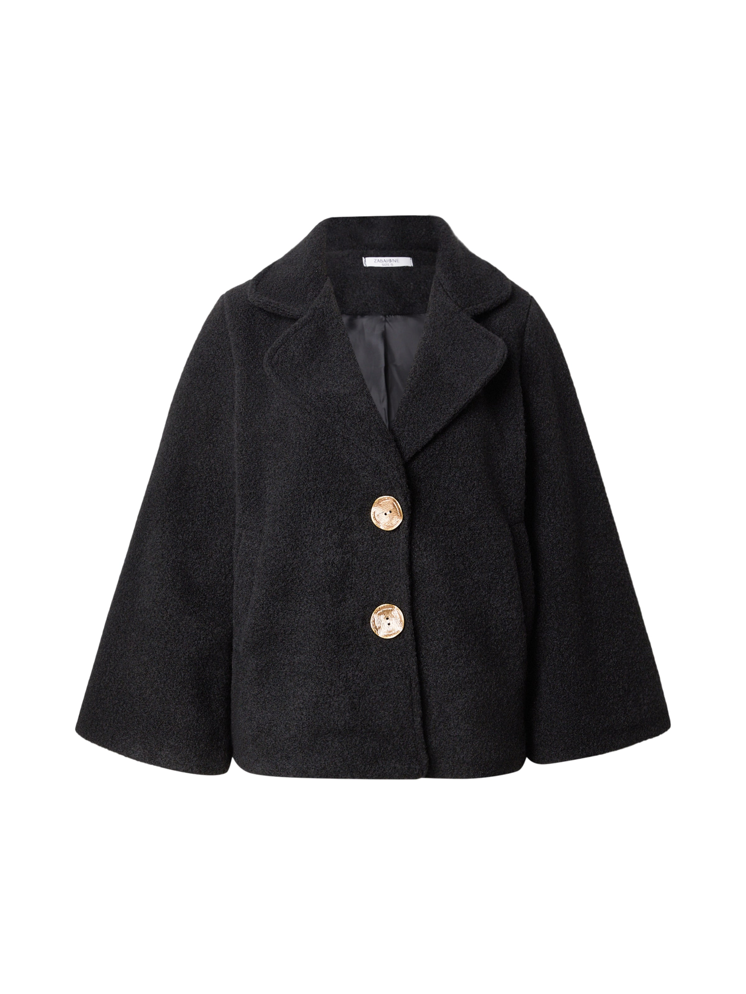juoda ZABAIONE Demisezoninis paltas 'Ca44rmenii': priekis