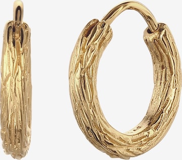 Boucles d'oreilles KUZZOI en or : devant