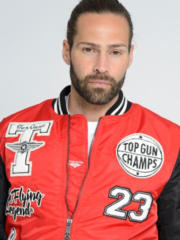 TOP GUN Jacke in Rot