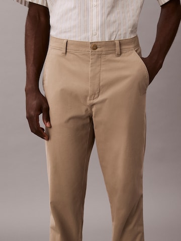 Calvin Klein Jeans Slim fit Chino trousers in Beige