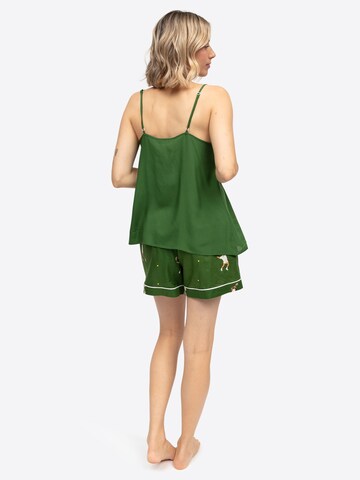 Shorty 'Charlie' Cyberjammies en vert