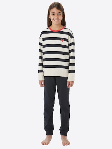 Pyjama ' Nightwear ' SCHIESSER en bleu : devant