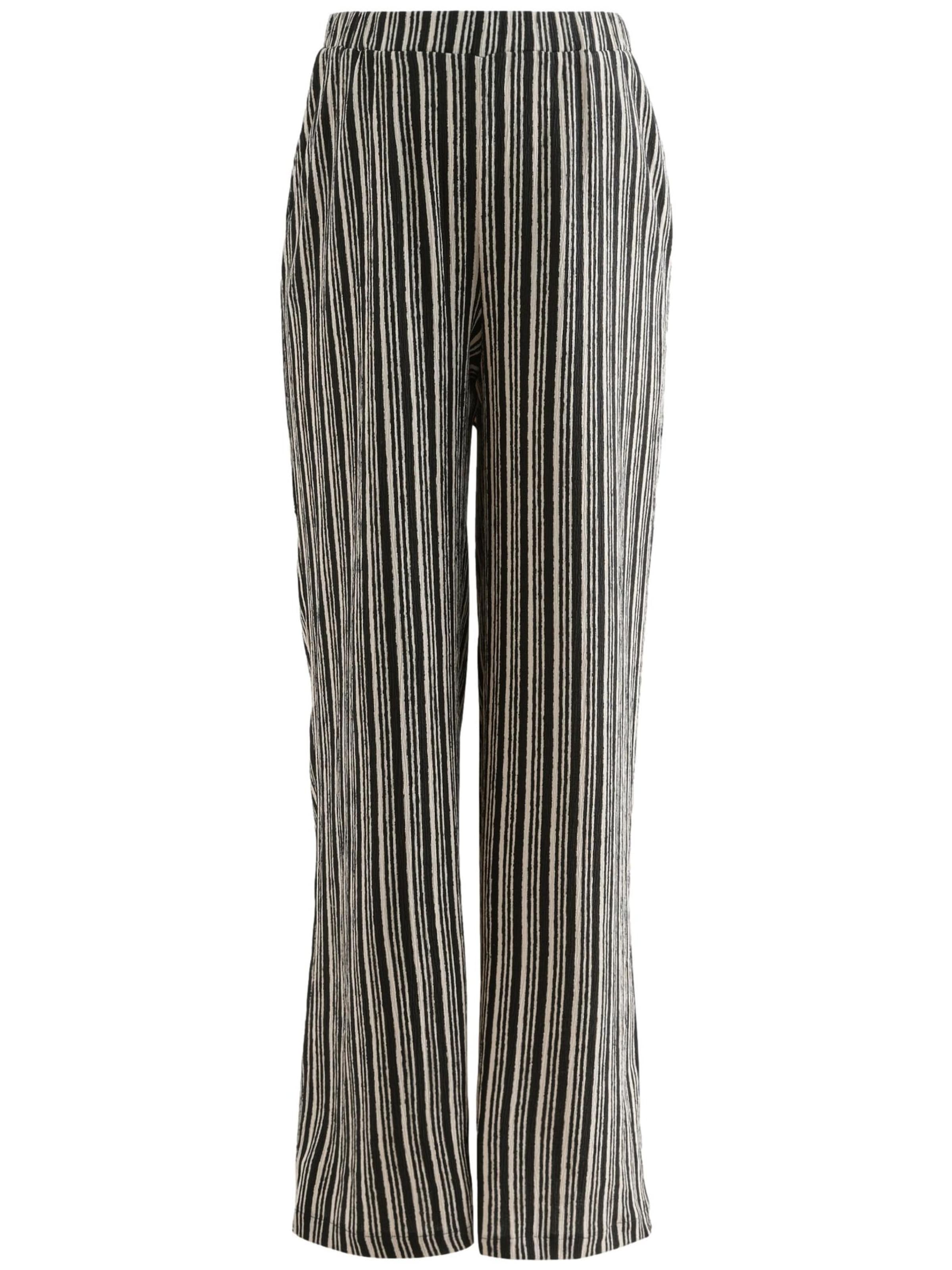 Next Wide Leg Hose in Schwarz: Vorderseite