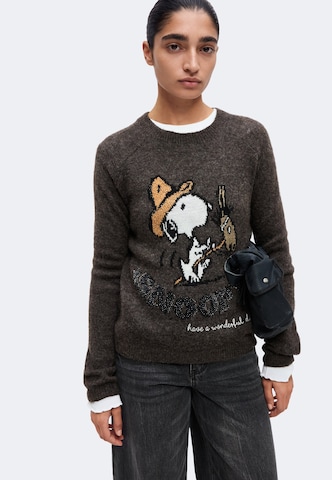 Pull-over 'Snoopy Western Intari' PRINCESS GOES HOLLYWOOD en marron