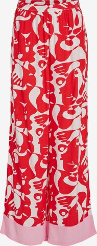 Wide leg Pantaloni 'KIKKI' di VILA in rosso: frontale