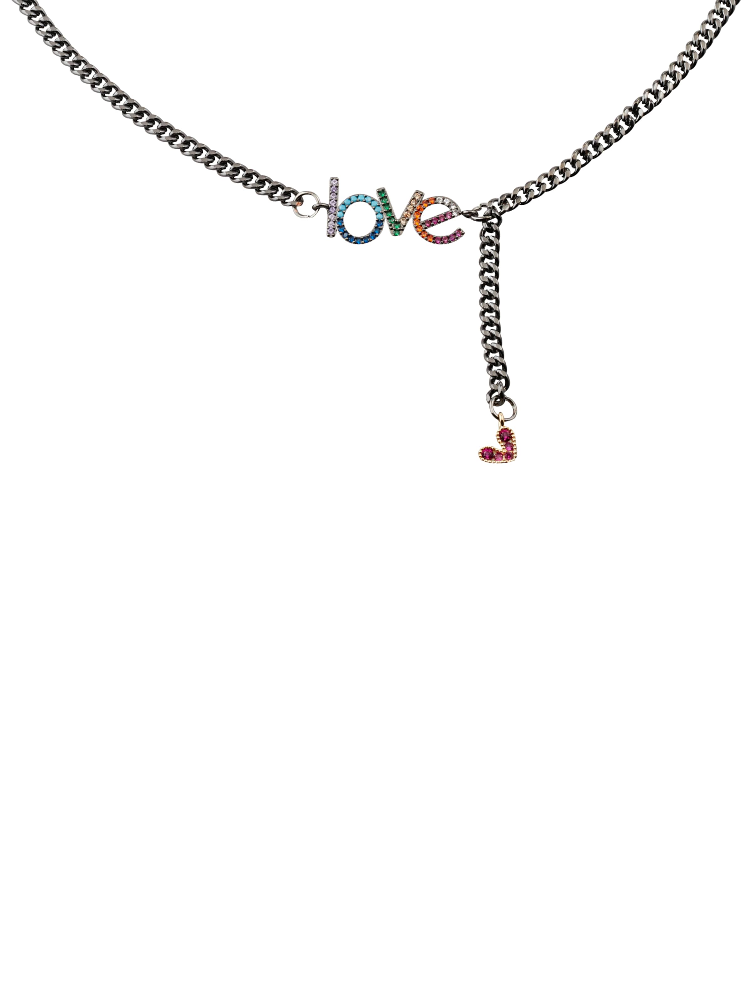 Collana 'LOVE' di Urban Classics in argento