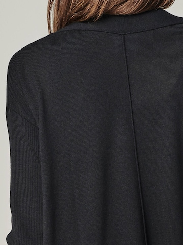 YOU LOOK PERFECT Gebreid vest 'BLOSSOM' in Zwart