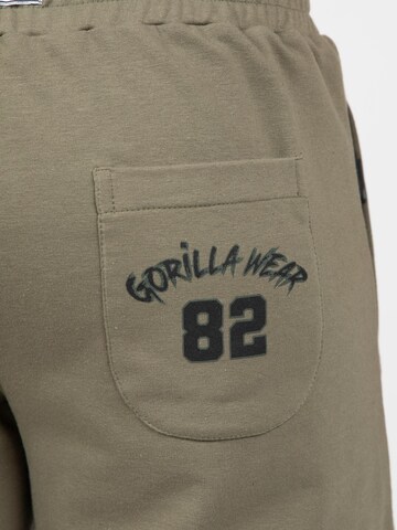 regular Pantaloni 'Wilton' di Gorilla Wear in verde